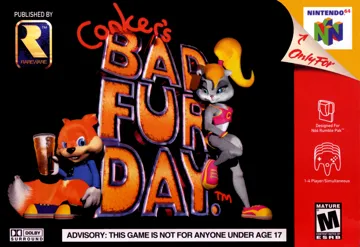 Conker's Bad Fur Day (USA) (Beta) (2000-10-25) box cover front